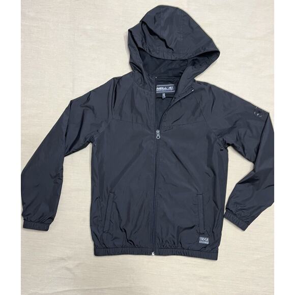 O'Neill Jacket Boys Medium Black Full Zip Jacket Hoodie TRVLR Series Lightweight - Picture 3 of 9